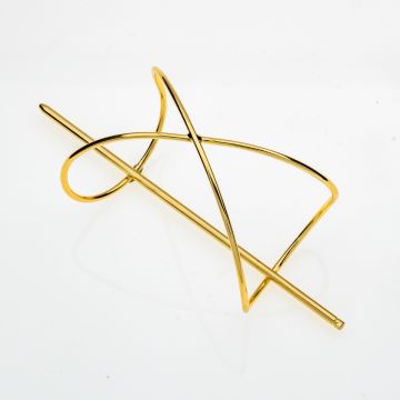 Σινιόν μεταλλικό σε 2 σχέδια