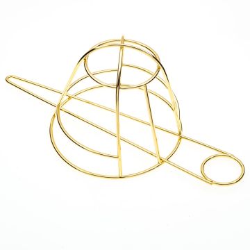 Σινιόν μεταλλικό με μοναδικό σχέδιο σε 2 χρώματα