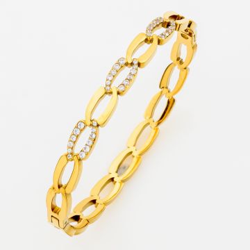 "Elysian Links" Bangle - Classic Elegance Series