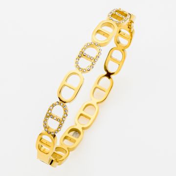 "Etoile" Pavé Bangle - Η Επιτομή της Παριζιάνικης Κομψότητας