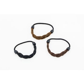 Λάστιχο Μαλλιών με Πλεξούδα: Διακριτική Κομψότητα σε 3 Αποχρώσεις