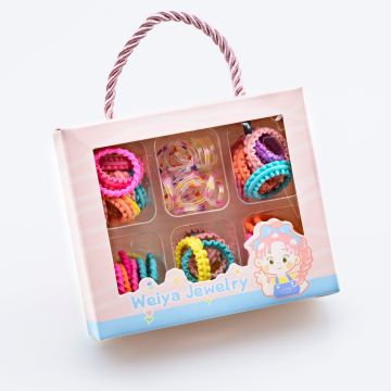 Σετ Παιδικά Λαστιχάκια Μαλλιών – Χρωματιστή Διασκέδαση για Κομψά Χτενίσματα!