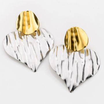  Εντυπωσιακά σκουλαρίκια "Crushed Heart"