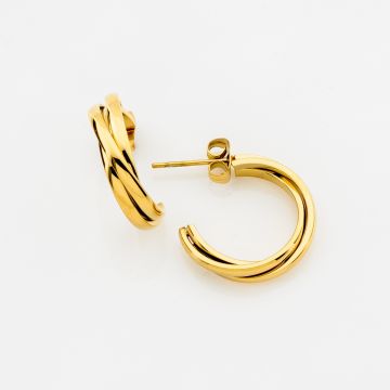 Σκουλαρίκια "Twist of Gold"