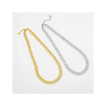 Chic & Versatile Κολιέ Αλυσίδα σε Χρυσό & Ασημί χρώμα