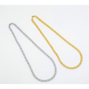 Κολιέ αλυσίδα κλασική πλέχτη