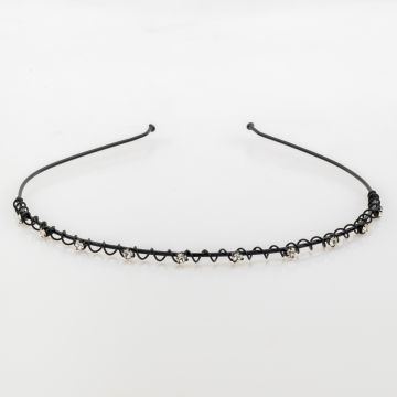 Elegant Chic Μεταλλική Στέκα με Κρυστάλλους για Minimal Glam Εμφανίσεις