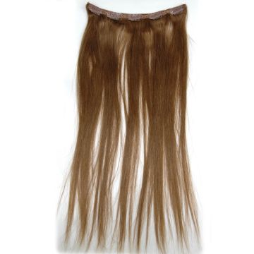 Τρέσα φυσικής τρίχας με 5 κλίπ, προσθέτει όγκο, μήκος και πυκνότητα στα μαλλιά σας