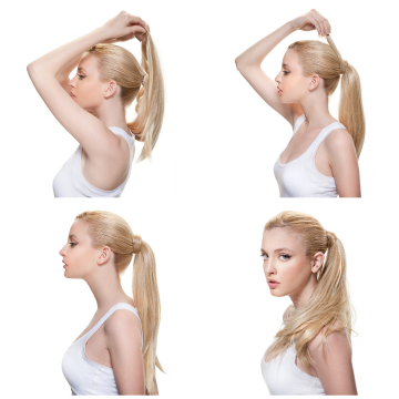 Ποστίς συνθετική heat-resistant αλογοουρά Ponytail 