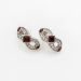 Geometric Infinity Crystal Stud Earrings