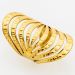 Golden Empire Studded Fan Ring