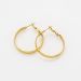 Σκουλαρίκια “Flat Hoops” – Πλακέ Λεπτοί Κρίκοι 3,5εκ 