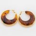 Vintage Aura Resin Hoops