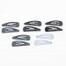 Κλίκ Κλάκ Μεταλλικό σε Λευκό και Μαύρο Χρώμα - Καρτέλα 10 Τεμαχίων