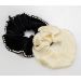Elastic Scrunchie που δεν σπάει την τρίχα με διακοσμητικές πέρλες
