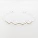 Geometric Sparkle Μεταλλική Στέκα ZigZag για Glam Hair Styling