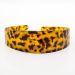 Φαρδιά Πλαστική Στέκα Μαλλιών Animal Print Leopard